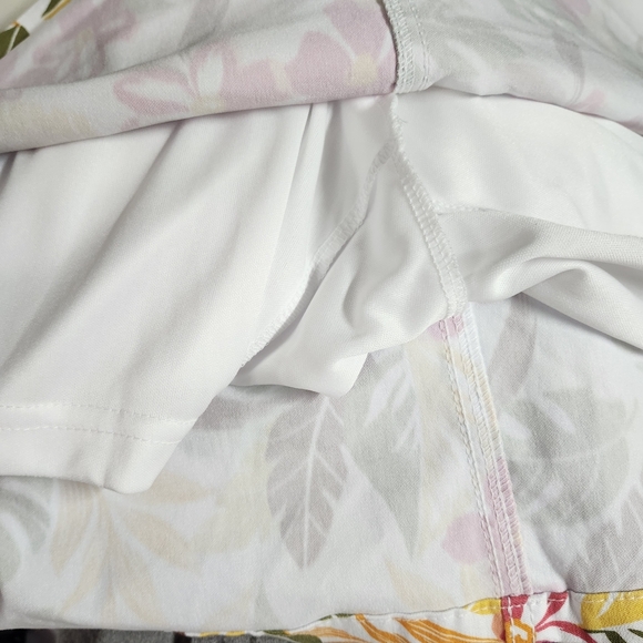 Hearts of Palm Floral Skort- Pink, Yellow, Green - Picture 4 of 4